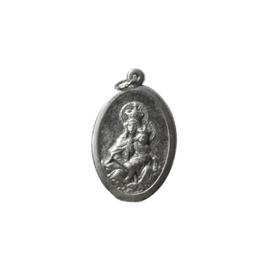 Medal Pendant Large Scapular, SILVER TONE, 30mm x 20mm