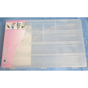 Hemline Multi-Use Organiser Storage Box, 24 Cavity Extra Large, Sturdy Dividers
