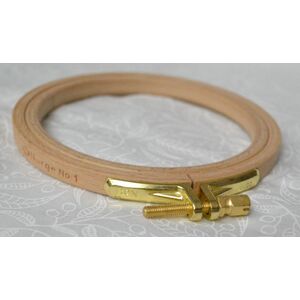 Nurge Embroidery Hoop, No. 1, 4 "/ 100mm Diameter, Wooden Screwed 8mm, Beechwood