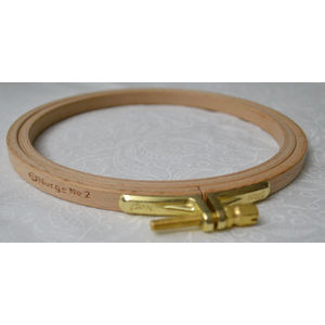 Nurge Embroidery Hoop, Wooden Screwed 8mm, Beechwood, No 2,  5" / 130mm