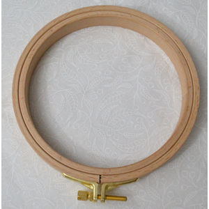 Nurge Embroidery Hoop No 2, 5" / 130mm, Wooden Screwed 16mm Beechwood