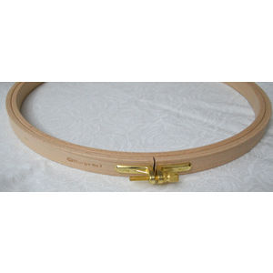 Nurge Embroidery Hoop, Wooden Screwed 16mm, Beechwood No 7, 11" / 280mm