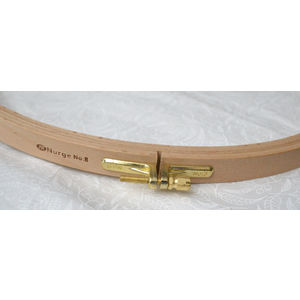 Nurge Embroidery Hoop, Wooden Screwed 16mm, Beechwood, No. 8, 12" / 310mm