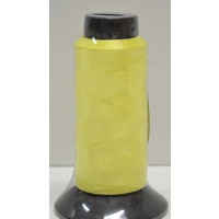 QA Woolly Nylon 1500m Cone, LEMON, 100% Nylon Stretch Overlocking Thread, Serger Thread