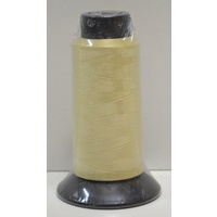 QA Woolly Nylon 1500m Cone, NATURAL, 100% Nylon Stretch Overlocking Thread, Serger Thread