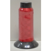 QA Woolly Nylon 1500m Cone, RED, 100% Nylon Stretch Overlocking Thread, Serger