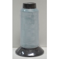 QA Woolly Nylon 1500m Cone, SKY BLUE, 100% Nylon Stretch Overlocking Thread, Serger Thread