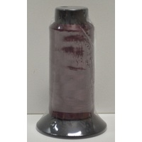 QA Woolly Nylon 1500m Cone, WINE, 100% Nylon Stretch Overlocking Thread, Serger