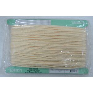Uni-Trim Hood Cord, CREAM Per 50 Metre Card