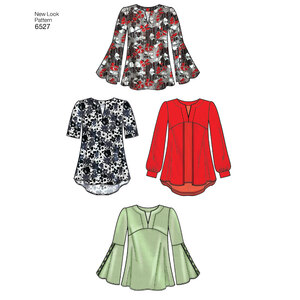 New Look Pattern 6527 Misses' Tunic in Two Lengths