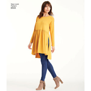 New Look Pattern 6533 Misses' Babydoll Top with Leggings