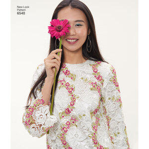 New Look Pattern 6540 Misses' Shift Dress
