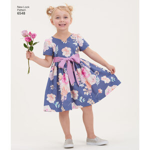 New Look Pattern 6548 Child's Party Dress