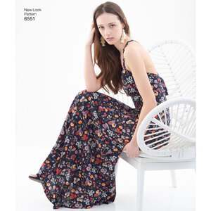 New Look Pattern 6551 Misses' Gowns