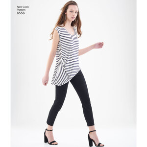 New Look Pattern 6556 Misses' Easy Knit Tops