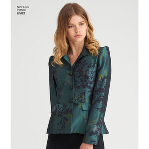New Look Sewing Pattern 6583 Misses' Lined Jacket