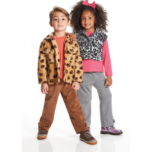 New Look Sewing Pattern N6746 Children’s Knit Top, Jacket, Waistcoat and Cargo Pants