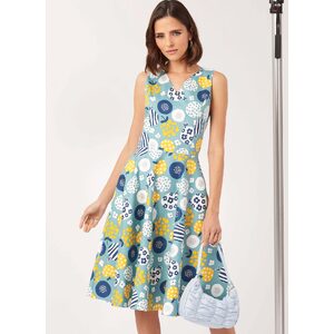 New Look Sewing Pattern N6748 Misses’ Dress With Sleeve Variations