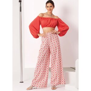 New Look Sewing Pattern N6758 Misses’ Top and Trousers