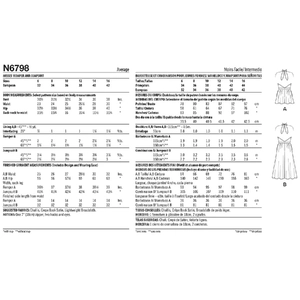 Misses' Romper and Jumpsuit New Look Sewing Pattern N6798