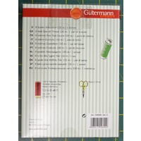 Gutermann Lovely Green Pack, 8 Polyester Sew All Thread + Green Embroidery Scissors