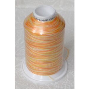 Gutermann Bulky-Lock No.80, 1000m Overlocking Thread #9914 Variegated Orange
