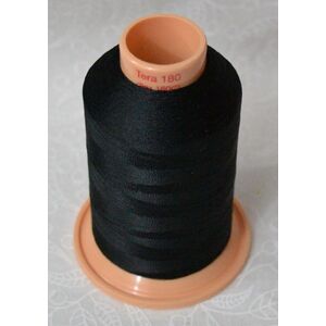 Gutermann Tera 180, 2000m Overlocking / Sewing Thread Col 000 BLACK