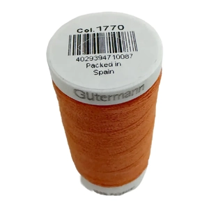 Gutermann Professional Denim Jeans Thread, #1770 ORANGE, 100m Spool