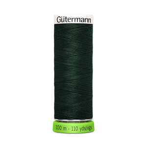 Sew-All rPET Thread #472 DARK FOREST GREEN 100m 100% Recycled Polyester