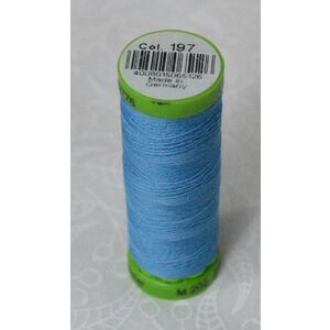 Gutermann Extra Fine Thread #197 LIGHT CARIBBEAN BLUE, 200m Spool 100% Polyester