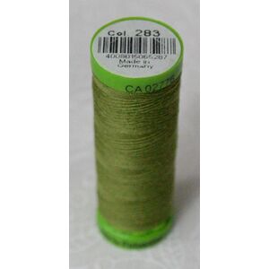 Gutermann Extra Fine Thread #283 KHAKI GREEN, 200m Spool 100% Polyester