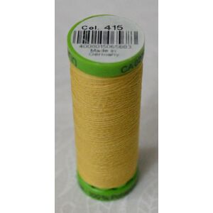 Gutermann Extra Fine Thread #415 PALE GOLD, 200m Spool 100% Polyester