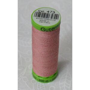 Gutermann Extra Fine Thread #473 DUSKY PINK, 200m Spool 100% Polyester