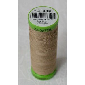 Gutermann Extra Fine Thread #868 BISCUIT BROWN, 200m Spool 100% Polyester