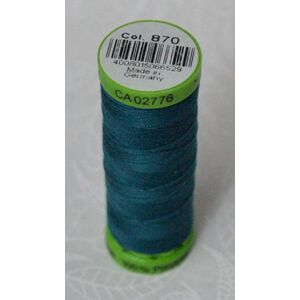 Gutermann Extra Fine Thread #870 VERY DARK TEAL, 200m Spool 100% Polyester