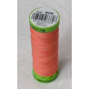Gutermann Extra Fine Thread #896 APRICOT PINK, 200m Spool 100% Polyester