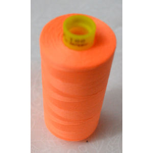Gutermann MARA 100 #3871 FLURO ORANGE 1000m Spool Micro Core Technology Thread