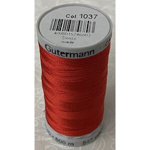 Gutermann Rayon 40 #1037 LIGHT RED, 500m Machine Embroidery Thread