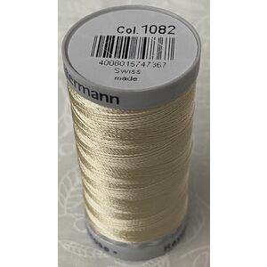 Gutermann Rayon 40 #1082 ECRU (CHAMPAGNE), 500m Machine Embroidery Thread