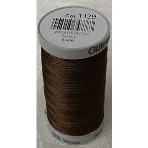 Gutermann Rayon 40 #1129 BROWN, 500m Machine Embroidery Thread