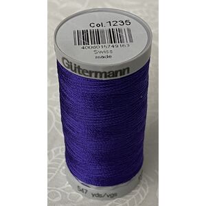 Gutermann Rayon 40 #1235 DEEP PURPLE, 500m Machine Embroidery Thread