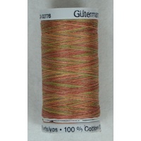 Gutermann Cotton 30 #4010 VARIEGATED BROWNS 300m Embroidery & Quilting Thread