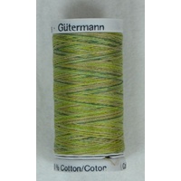 Gutermann Cotton 30 #4020 VARIEGATED GREENS 300m Embroidery & Quilting Thread