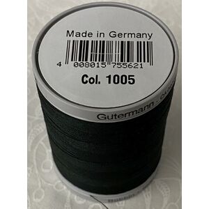 Gutermann Bobbin Thread BLACK (1005) 1000m Spool, Art. 709840