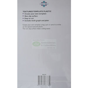 Template Plastic, 3 Sheets A5 (148 x 210mm), Easy To Cut, 1 Graph + 2 Plain