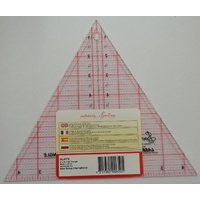 Sew Easy Patchwork Ruler 8" x 9.25" 60 Degree Triangle, For Craft, Quilting & Patchwork
