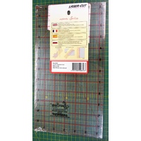 Sew Easy Patchwork Ruler, 12 x 6.5", Lasercut For Precission, Ideal For Crafts