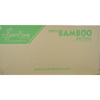 Sew Easy 100% Natural Bamboo Batting with Scrim*, 254cm (100") Wide, Per Metre 