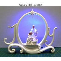 JOY Nativity Scene, Battery Operated LED Beautiful, 190mm x 150mm, Get it Early