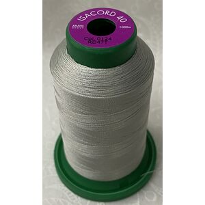 ISACORD 40 #0124 FIELDSTONE GREY 1000m Machine Embroidery Sewing Thread